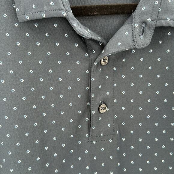 Dunning Golf blue polo performance lightweight stylish business casual size L - Picture 3 of 9